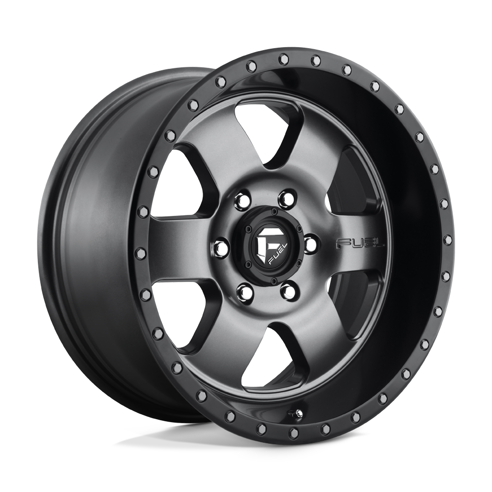 Fuel D619 PODIUM MATTE GUN METAL BLACK BEAD RING