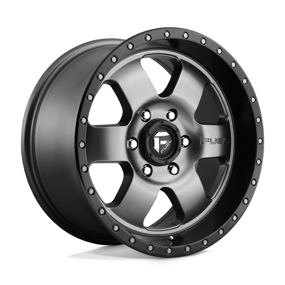 Fuel D619 PODIUM MATTE GUN METAL BLACK BEAD RING