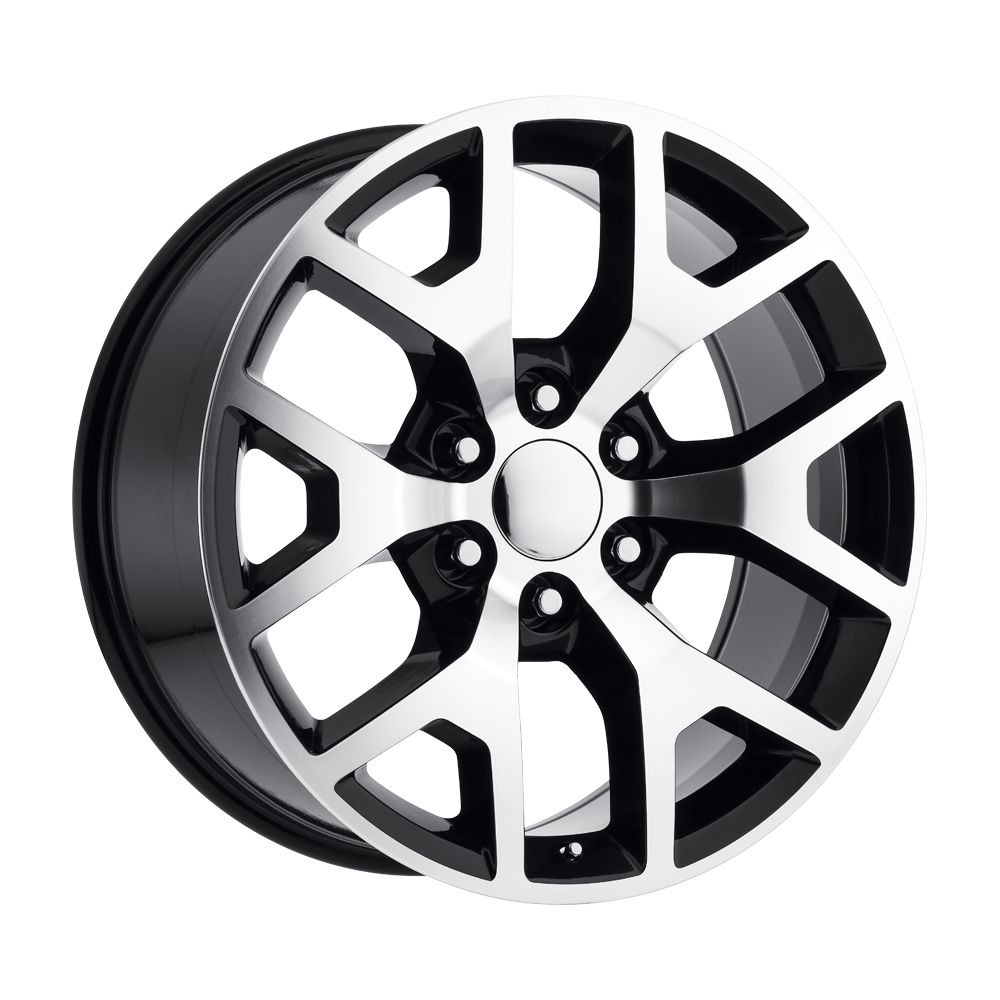 Performance Replicas PR169 GLOSS BLACK WITH MACHINED SPOKES