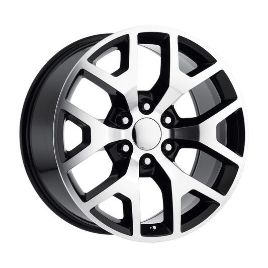 Performance Replicas PR169 GLOSS BLACK WITH MACHINED SPOKES