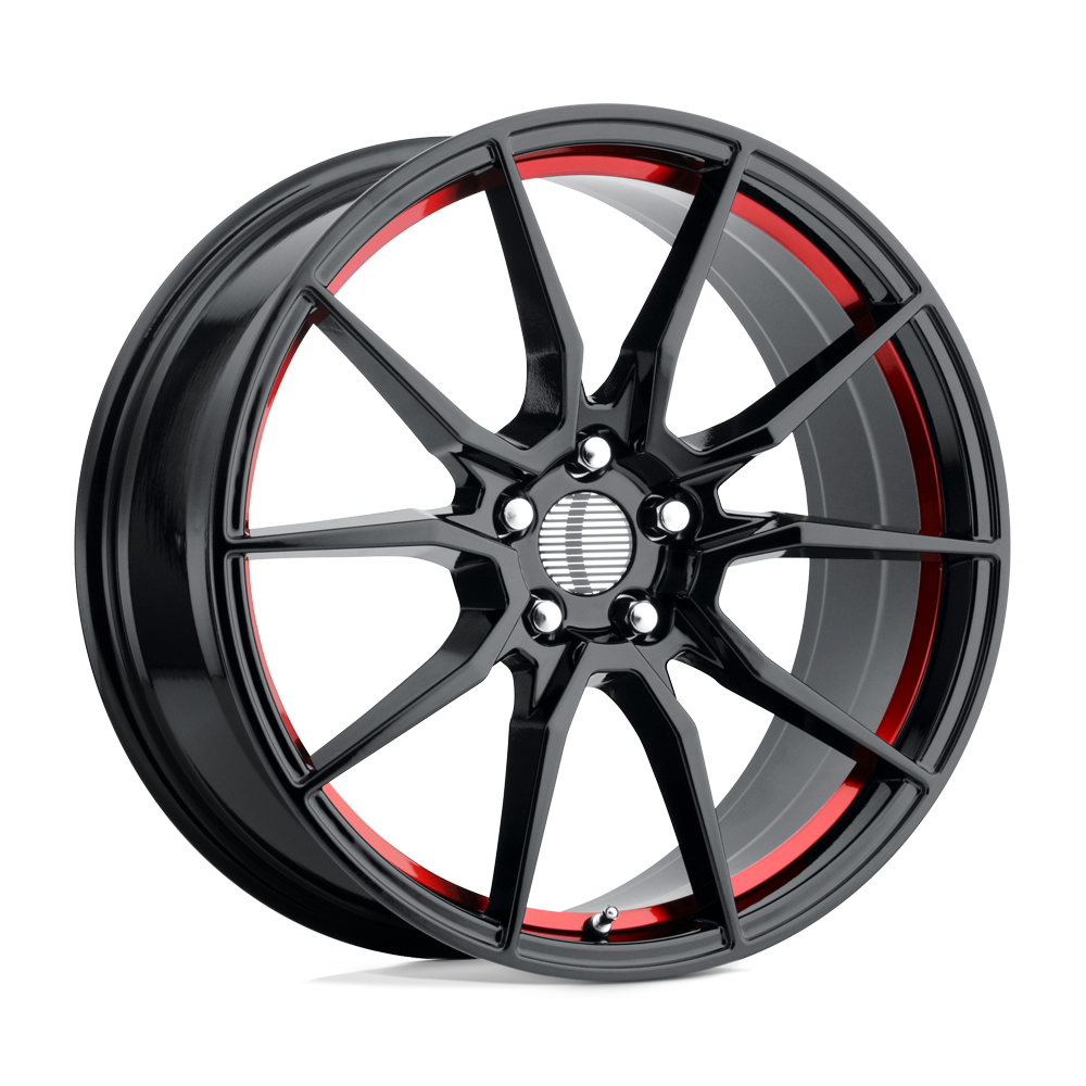 Performance Replicas PR193 GLOSS BLACK RED MACHINED