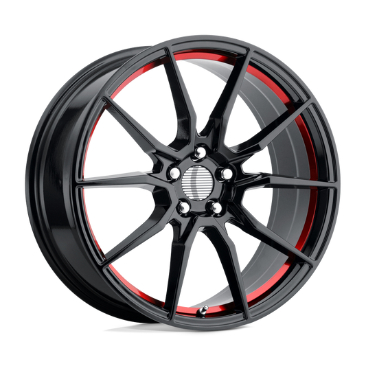 Performance Replicas PR193 GLOSS BLACK RED MACHINED