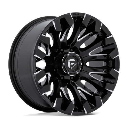 Fuel D828 QUAKE GLOSS BLACK MILLED