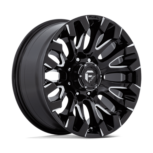 Fuel D828 QUAKE GLOSS BLACK MILLED