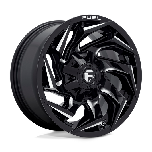Fuel D753 REACTION GLOSS BLACK MILLED