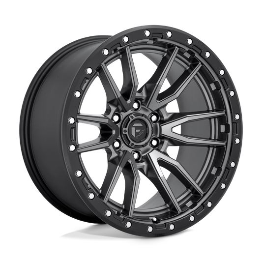 Fuel D680 REBEL MATTE GUN METAL BLACK BEAD RING