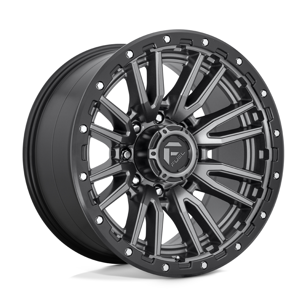 Fuel D680 REBEL MATTE GUN METAL BLACK BEAD RING