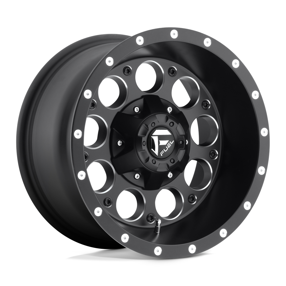 Fuel D525 REVOLVER MATTE BLACK MILLED