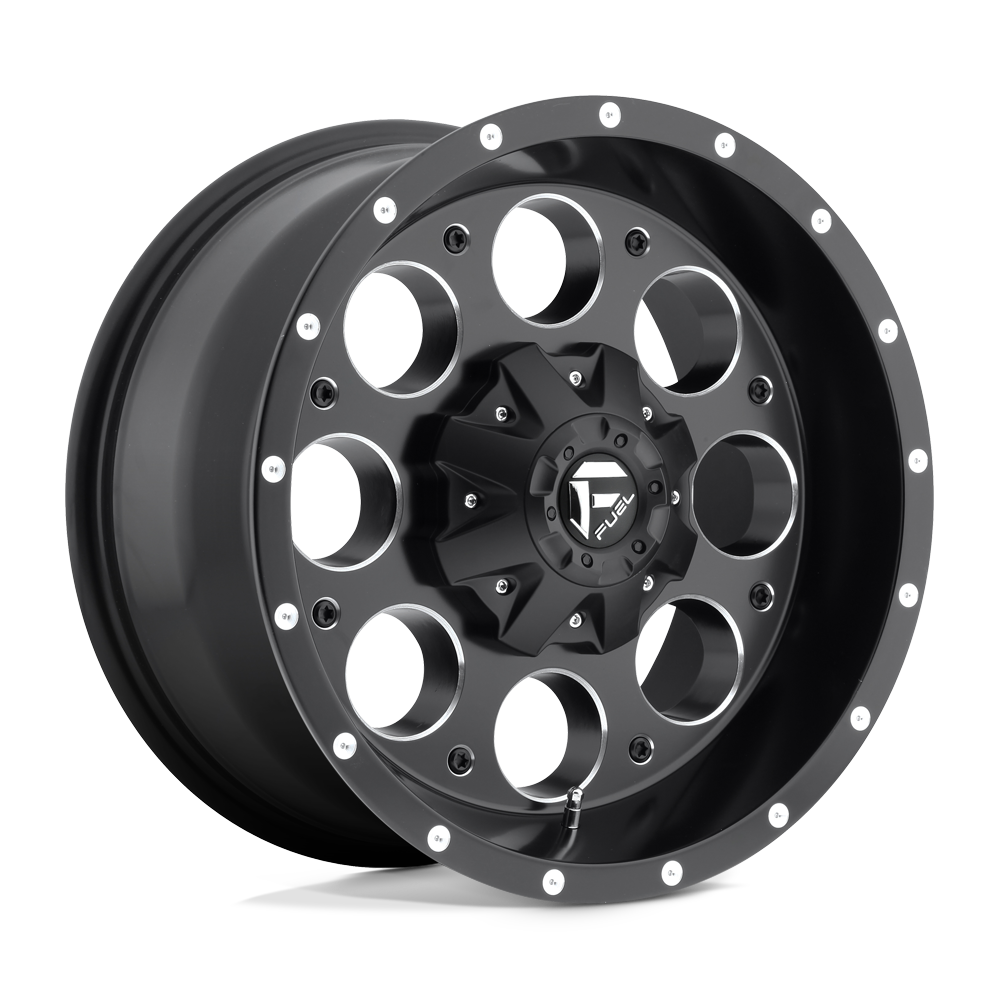 Fuel D525 REVOLVER MATTE BLACK MILLED