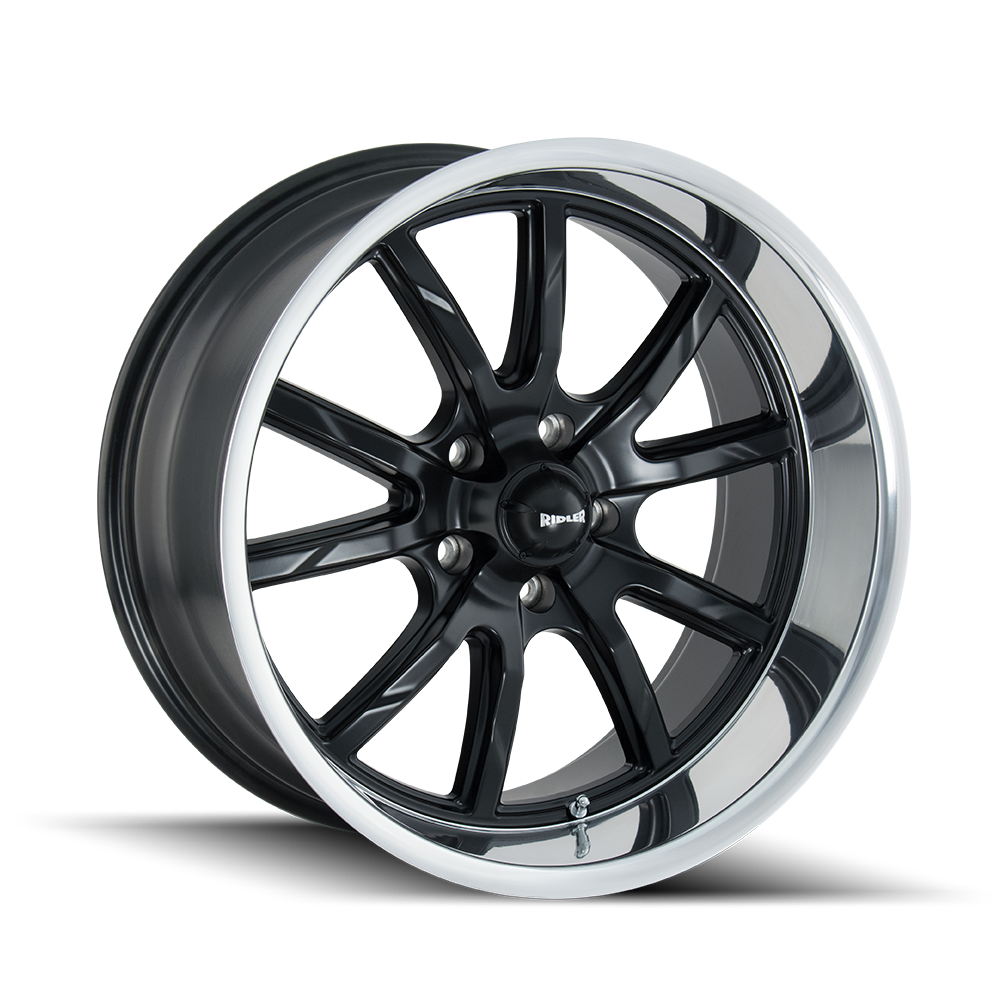 Ridler 650 Custom Wheel Matte Black Polished