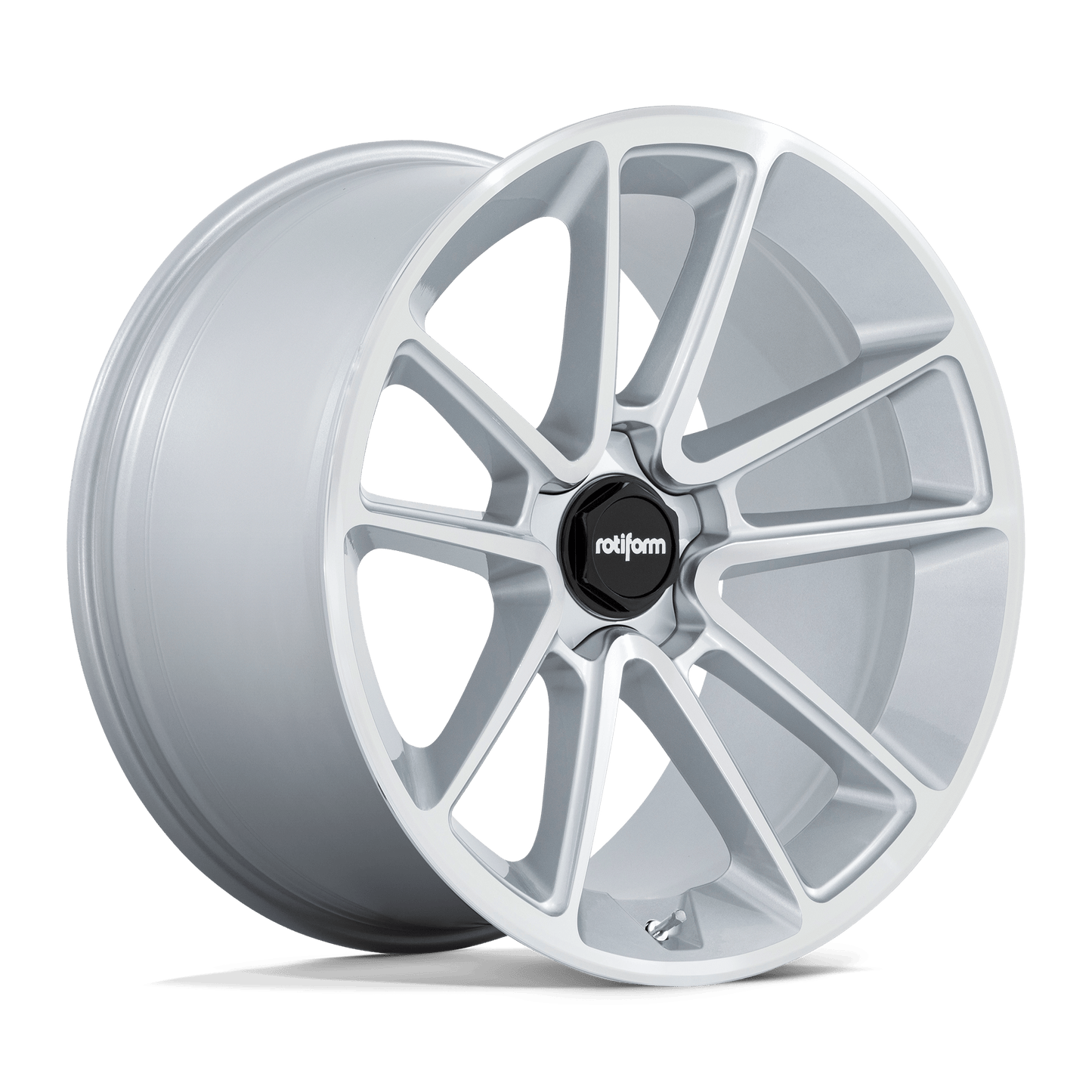 Rotiform R192 BTL GLOSS SILVER WITH MACHINED FACE