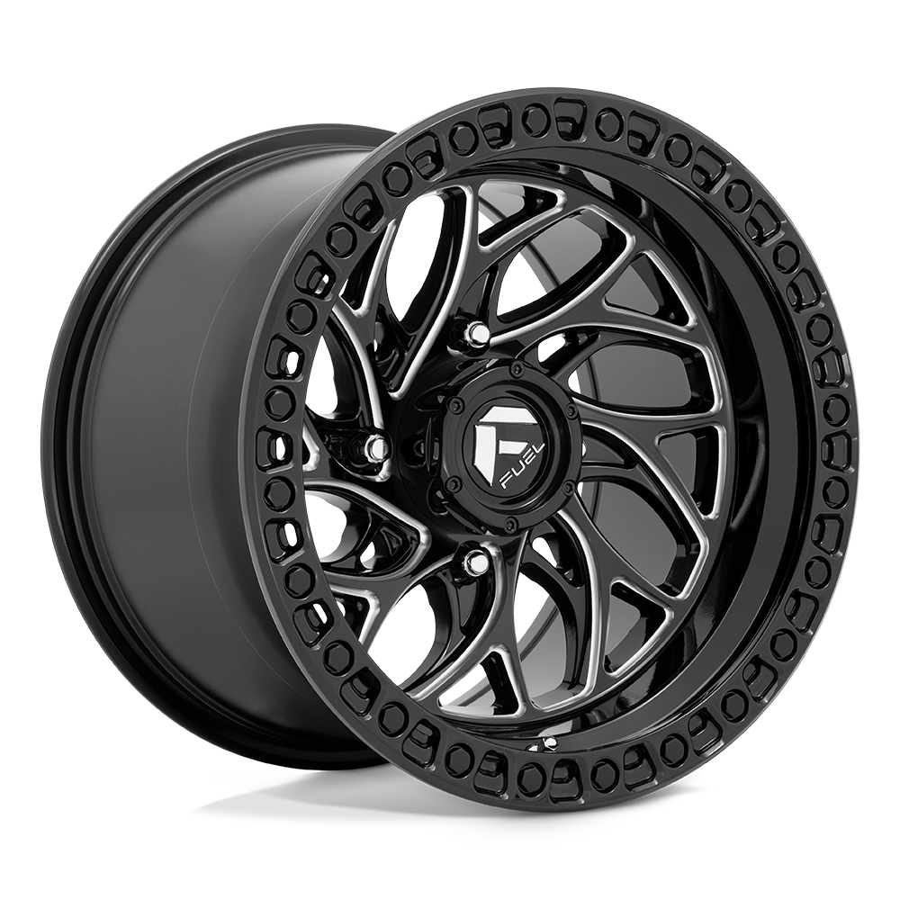 Fuel UTV D741 RUNNER GLOSS BLACK MILLED