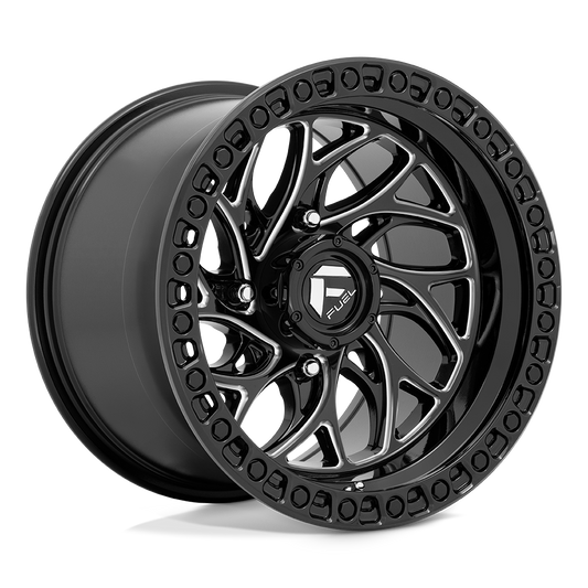 Fuel UTV D741 RUNNER GLOSS BLACK MILLED