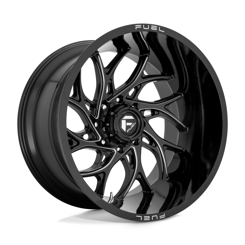 Fuel D741 RUNNER GLOSS BLACK MILLED