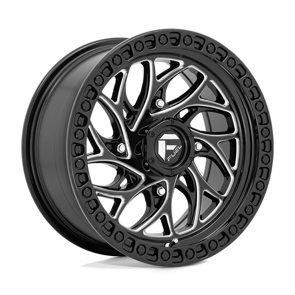 Fuel UTV D741 RUNNER GLOSS BLACK MILLED