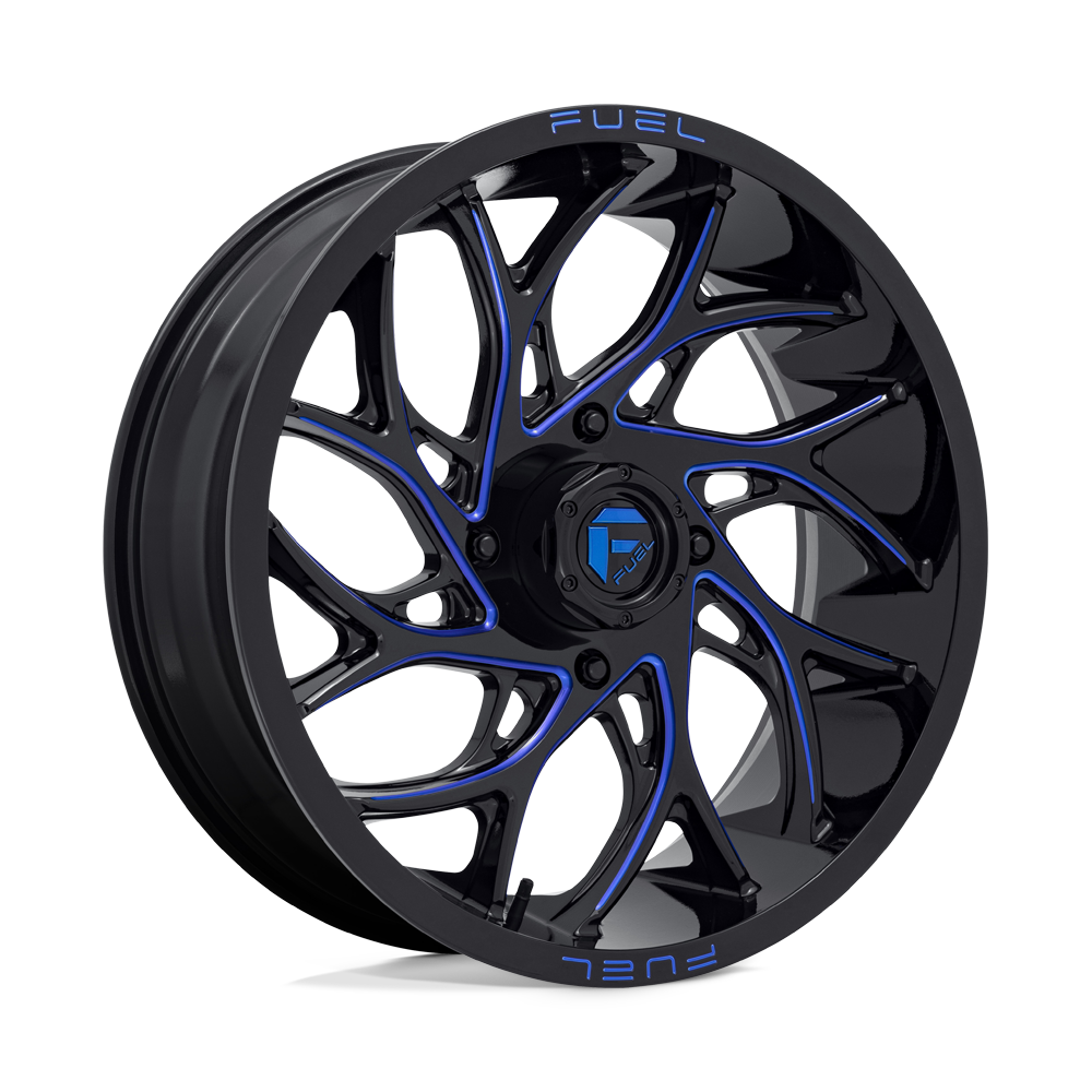 Fuel UTV D778 RUNNER UTV GLOSS BLACK MILLED CANDY BLUE