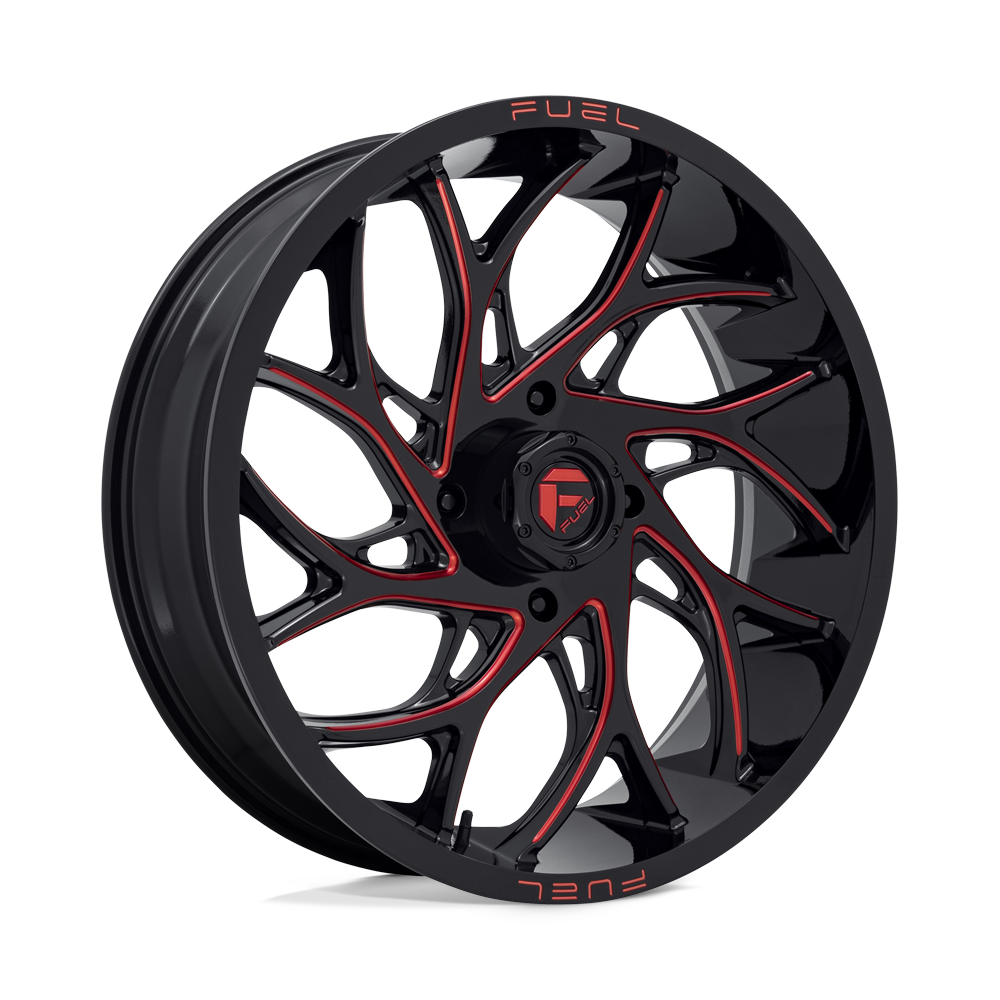 Fuel UTV D779 RUNNER UTV GLOSS BLACK MILLED CANDY RED