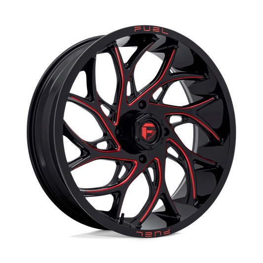 Fuel UTV D779 RUNNER UTV GLOSS BLACK MILLED CANDY RED