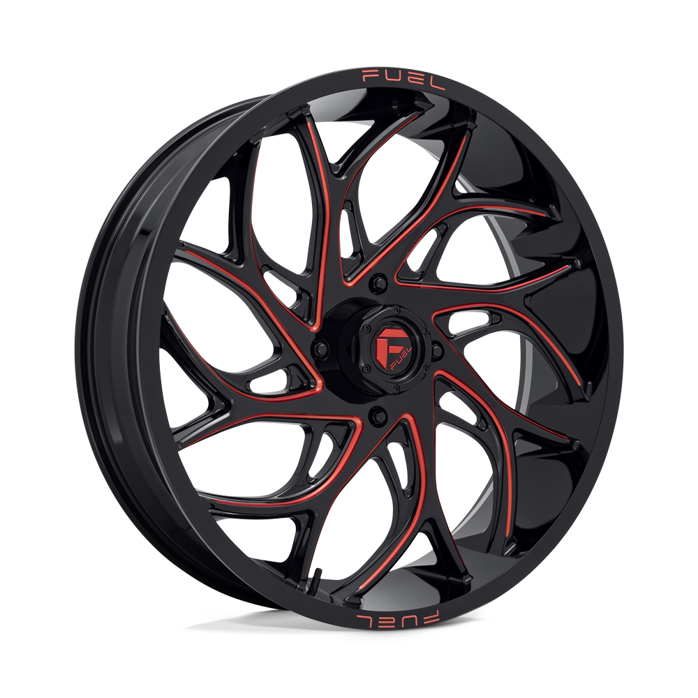 Fuel UTV D779 RUNNER UTV GLOSS BLACK MILLED CANDY RED