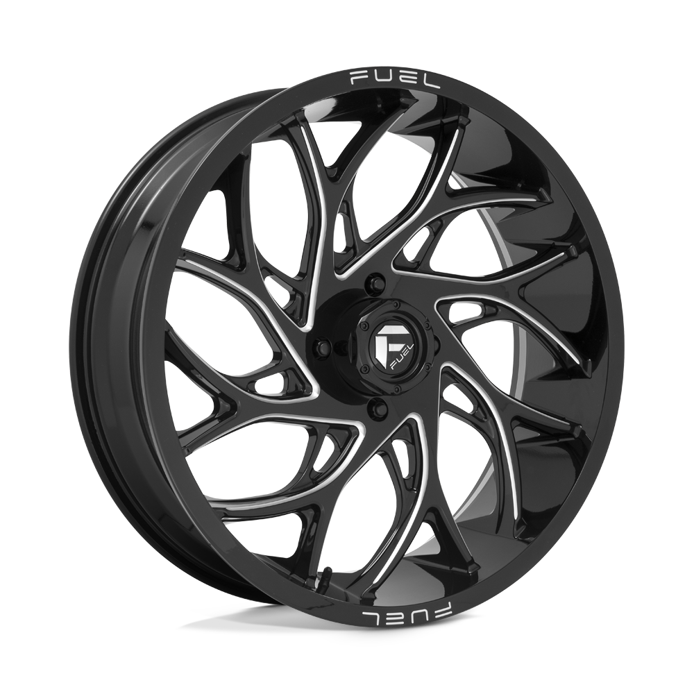 Fuel UTV D741 RUNNER GLOSS BLACK MILLED