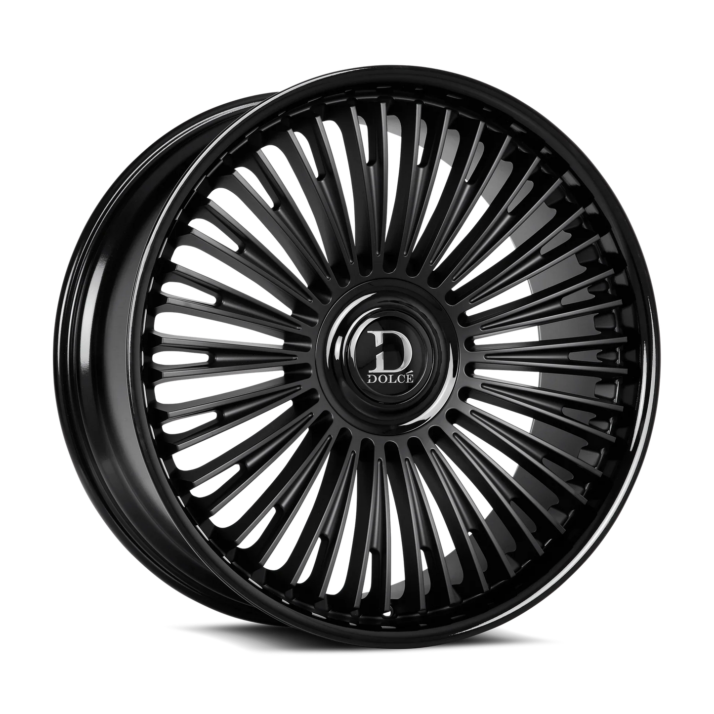 DOLCE RAZZO WHEELS GLOSS BLACK LIP W/MATTE BLACK FACE