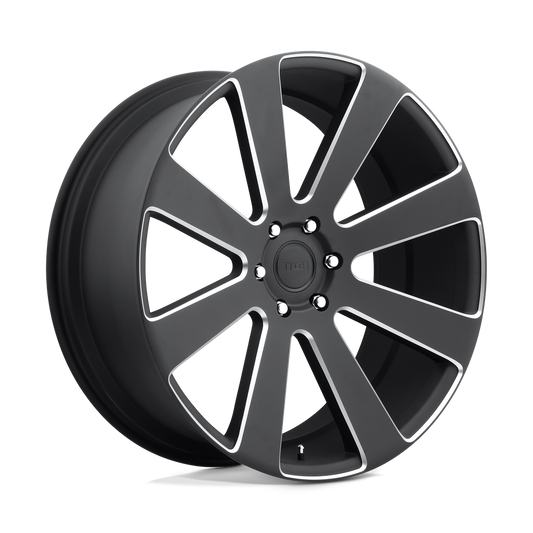 DUB 1PC S187 8-BALL MATTE BLACK MILLED