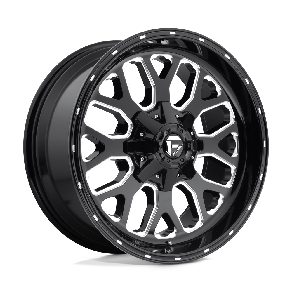 Fuel D588 TITAN GLOSS BLACK MILLED