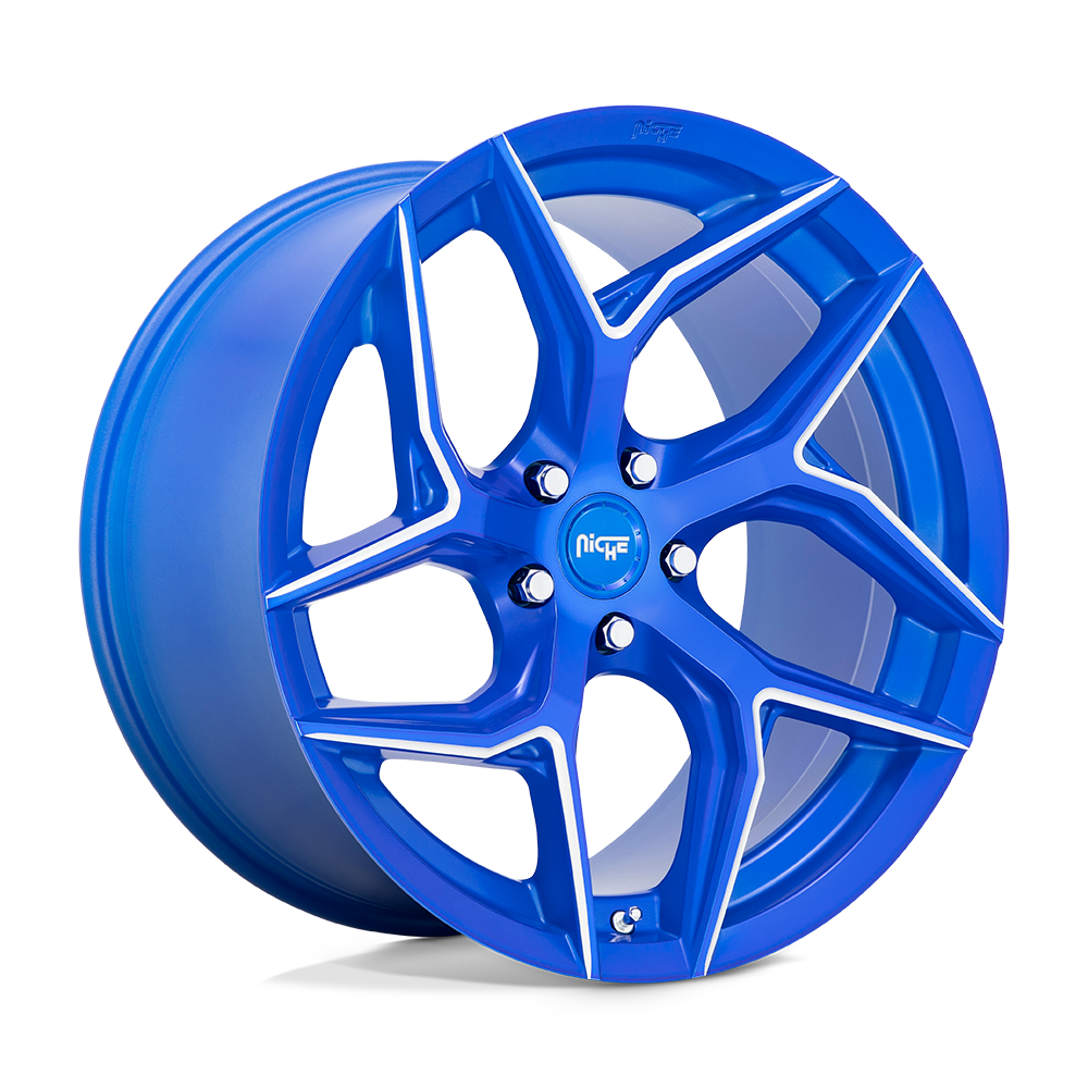 Niche 1PC M268 TORSION ANODIZED BLUE MILLED