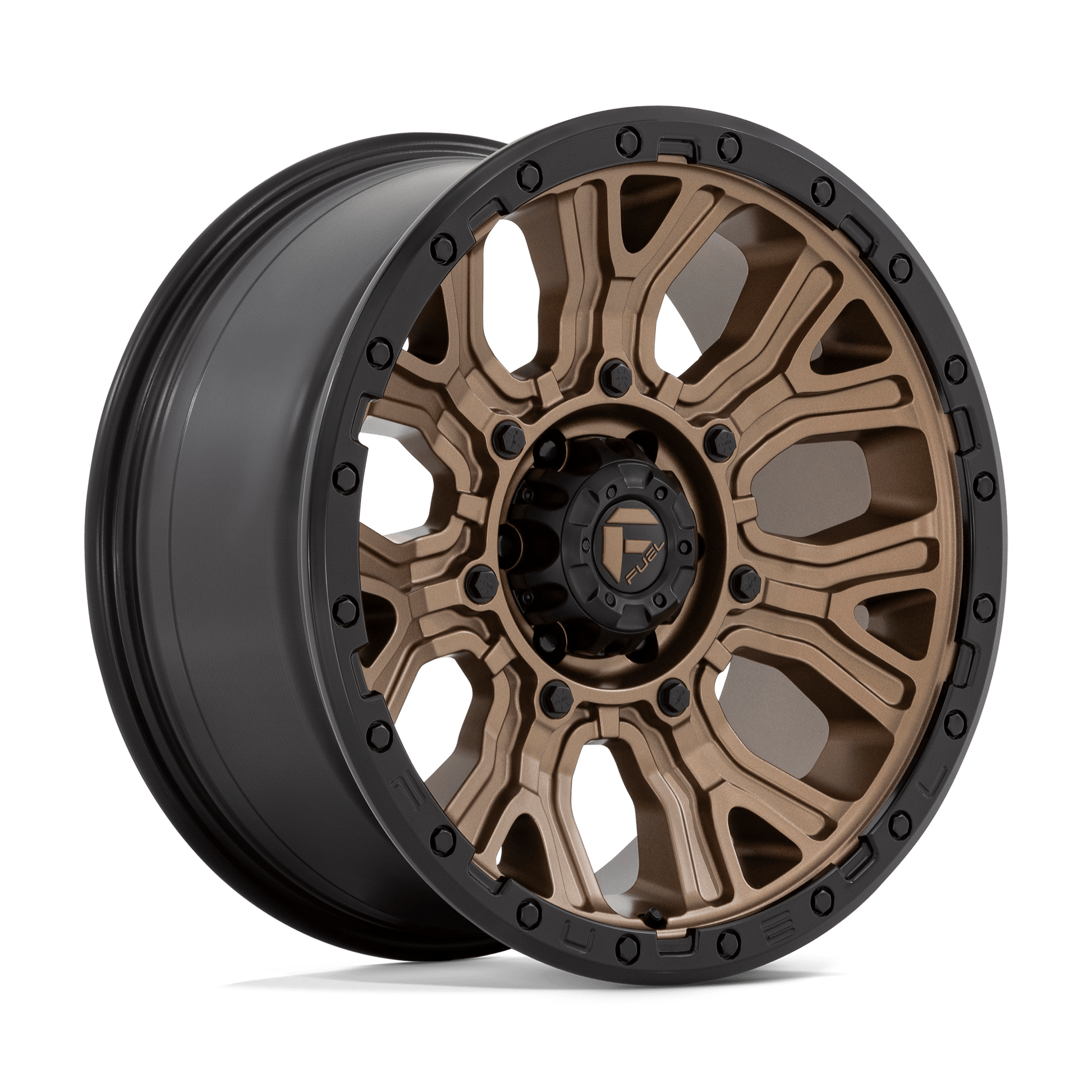 Fuel D826 TRACTION MATTE BRONZE WITH BLACK RING