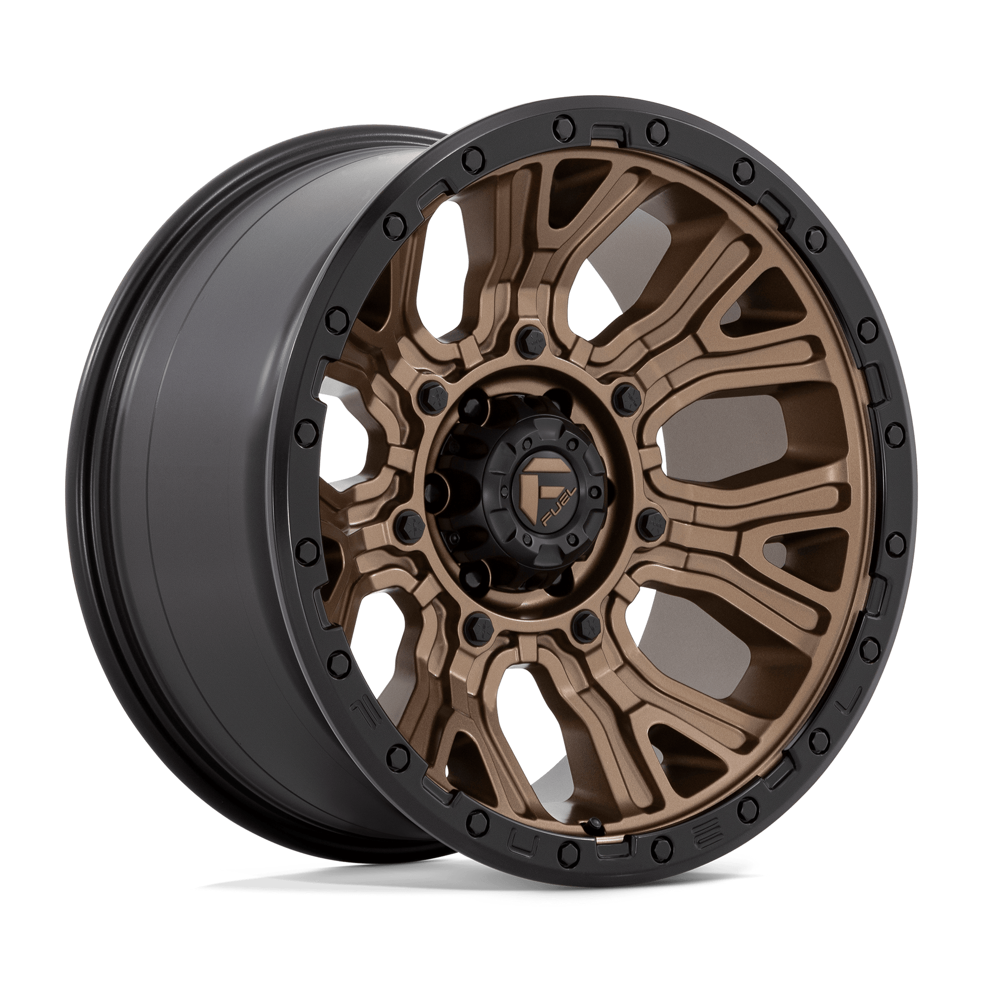 Fuel D826 TRACTION MATTE BRONZE WITH BLACK RING