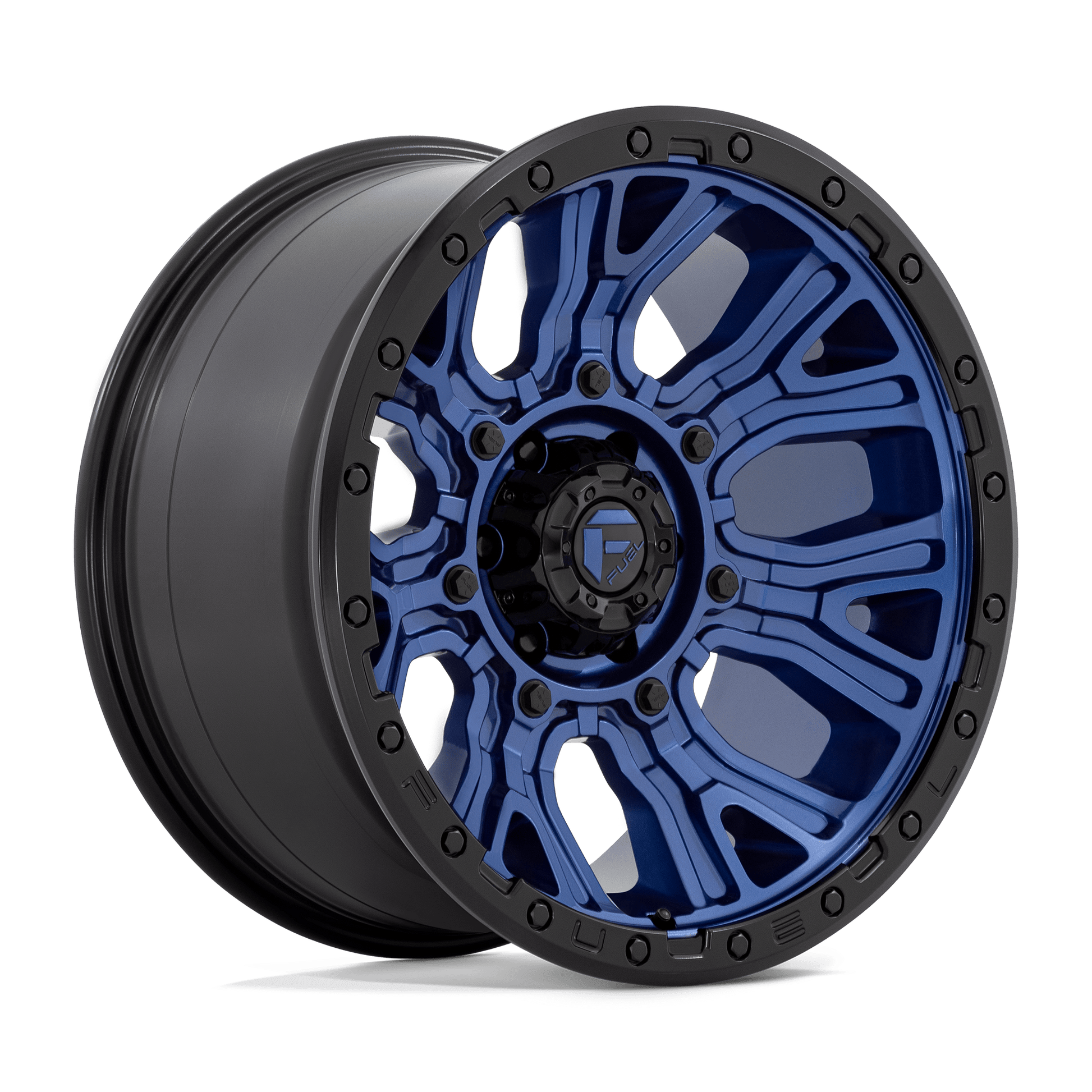 Fuel D827 TRACTION DARK BLUE WITH BLACK RING