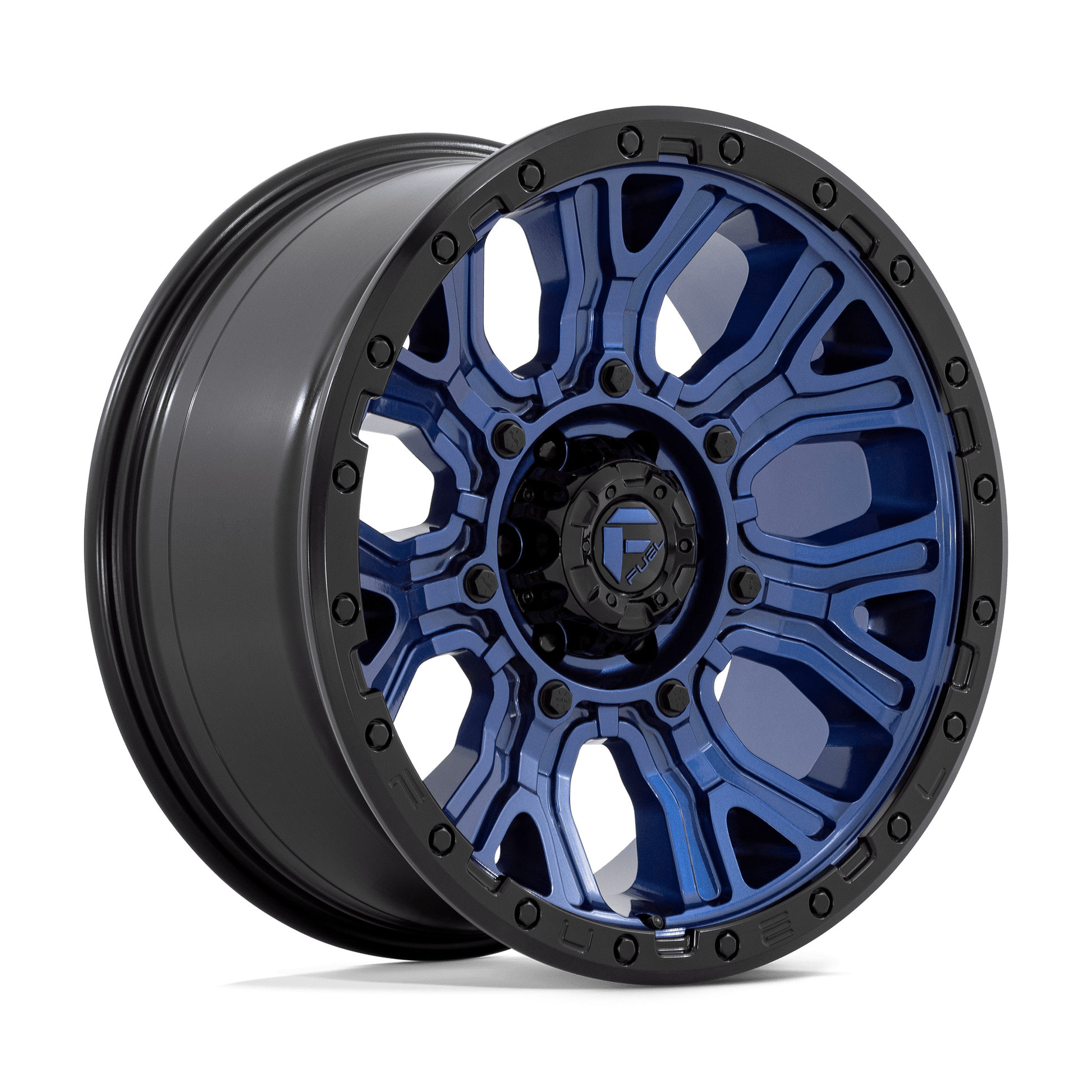 Fuel D827 TRACTION DARK BLUE WITH BLACK RING