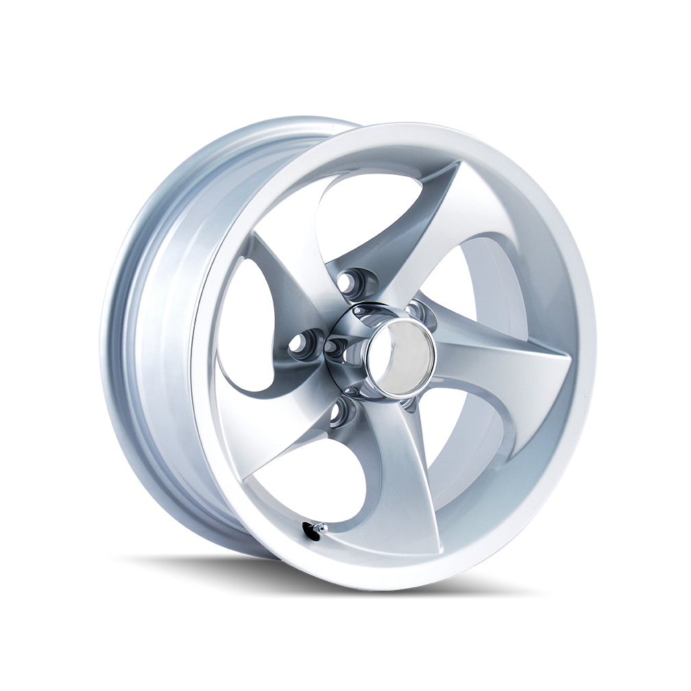 TRAILER WHEELS 16 GLOSS HYPER SILVER MACHINED