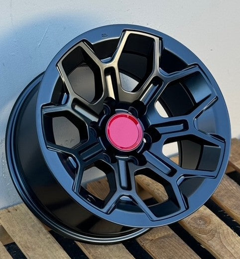 OE REPLICA TRD8 REPLICA WHEEL GLOSS BLACK