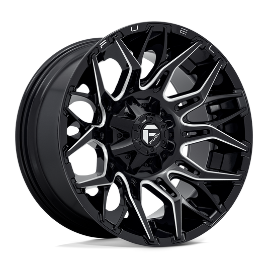 Fuel D769 TWITCH GLOSSY BLACK MILLED