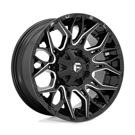 Fuel D769 TWITCH GLOSSY BLACK MILLED
