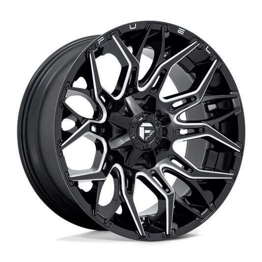 Fuel D769 TWITCH GLOSSY BLACK MILLED