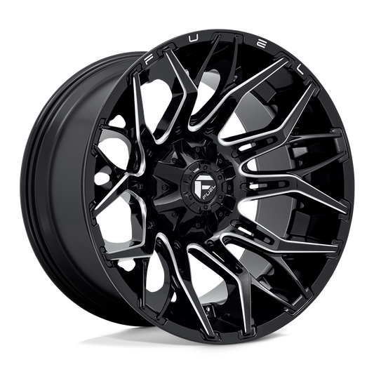Fuel D769 TWITCH GLOSSY BLACK MILLED