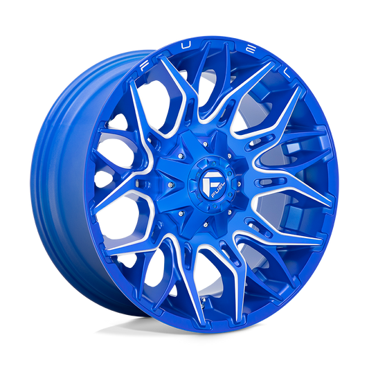 Fuel D770 TWITCH ANODIZED BLUE MILLED
