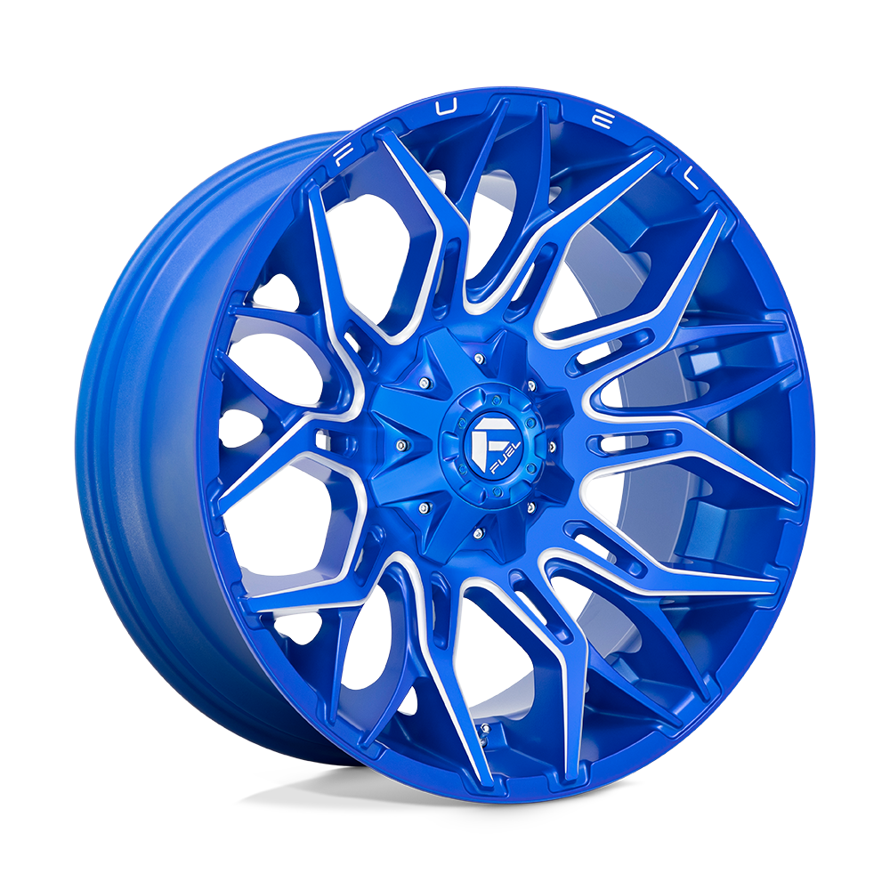 Fuel D770 TWITCH ANODIZED BLUE MILLED