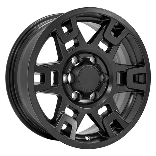 OE WHEELS TY16 17x7 6X139.7 4 SATIN BLACK