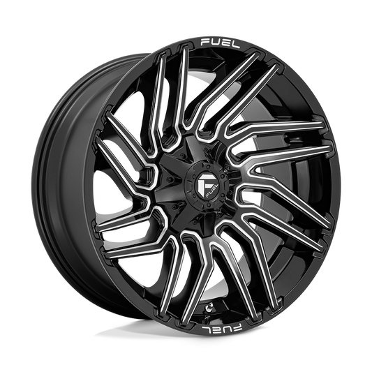 Fuel D773 TYPHOON GLOSS BLACK MILLED