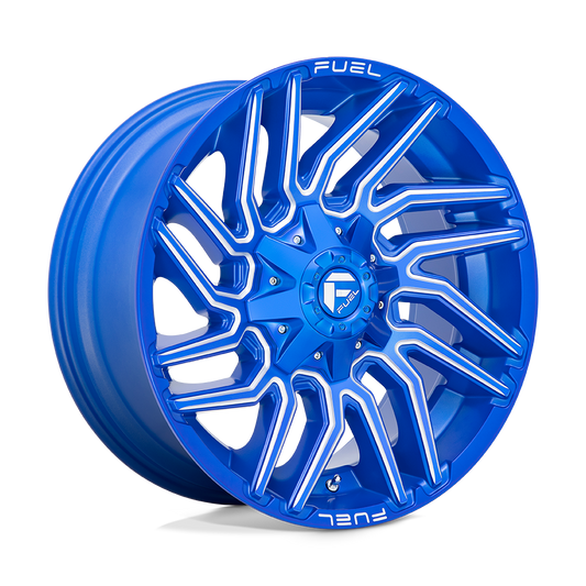 Fuel D774 TYPHOON ANODIZED BLUE MILLED
