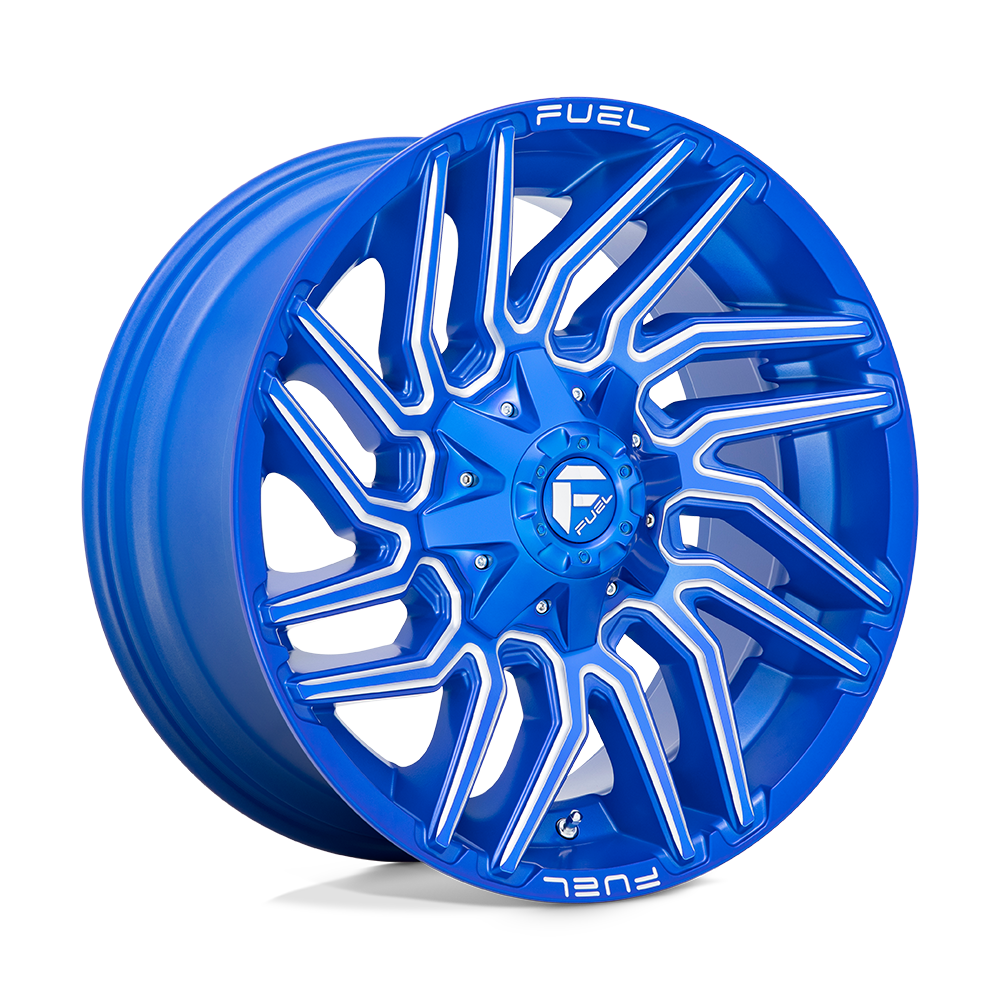 Fuel D774 TYPHOON ANODIZED BLUE MILLED