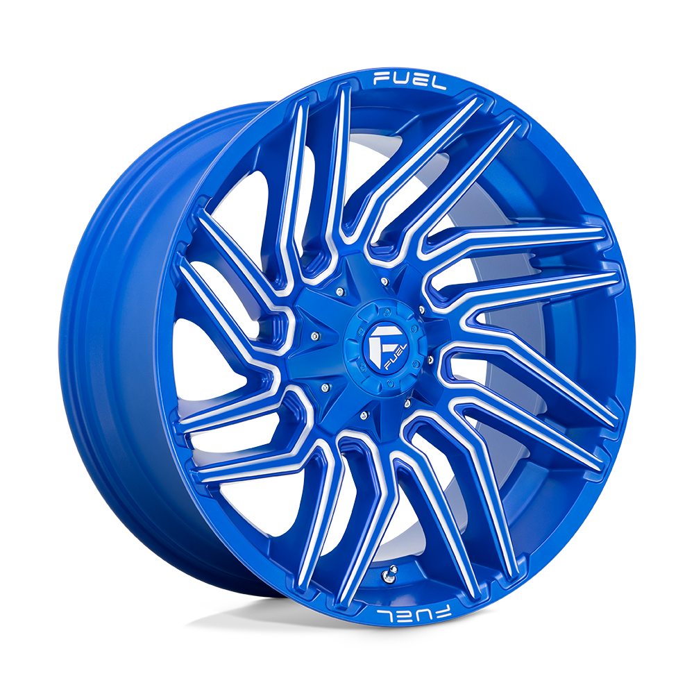 Fuel D774 TYPHOON ANODIZED BLUE MILLED