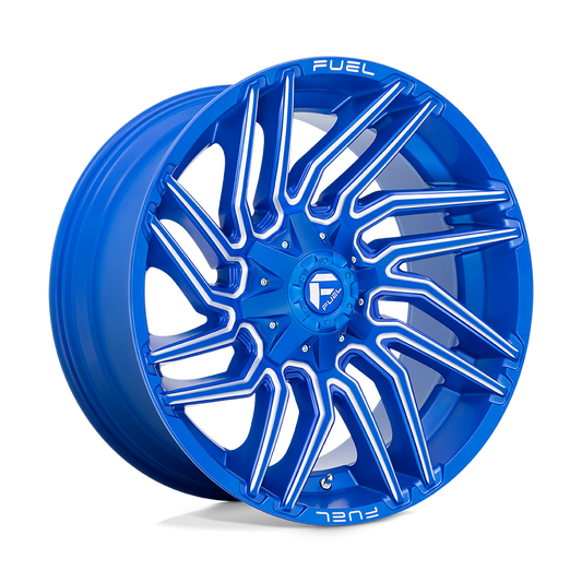 Fuel D774 TYPHOON ANODIZED BLUE MILLED