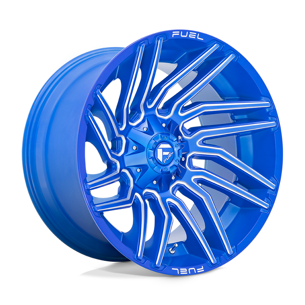 Fuel D774 TYPHOON ANODIZED BLUE MILLED