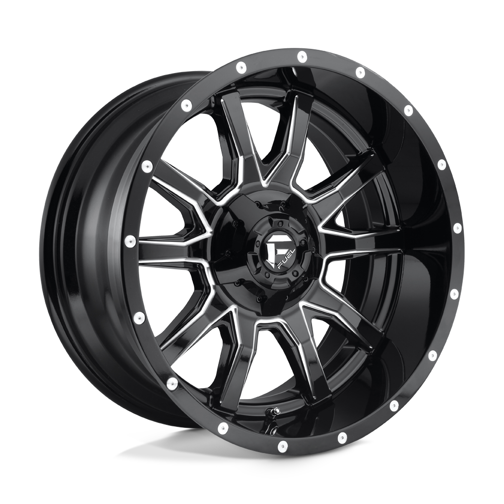 Fuel D627 VANDAL GLOSS BLACK MILLED
