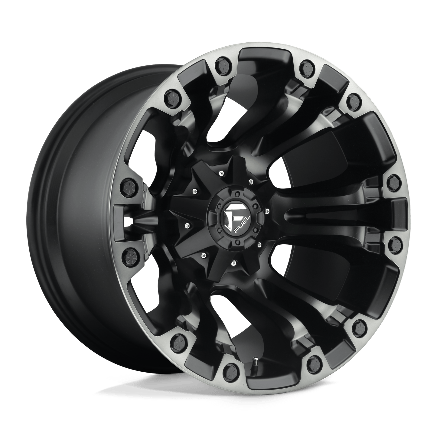 Fuel D851 VAPOR MATTE BLACK GRAY TINT