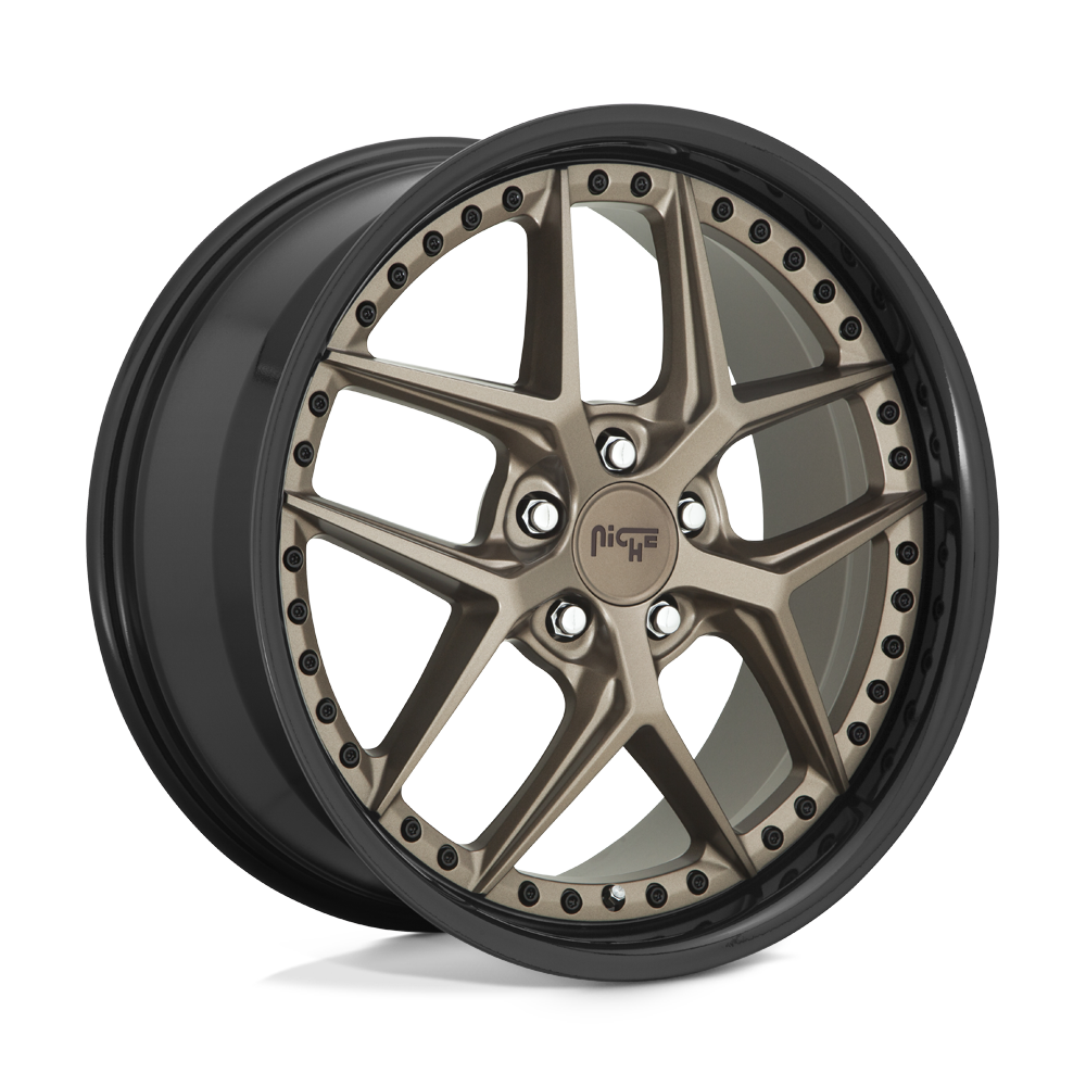 Niche 1PC M227 VICE MATTE BRONZE BLACK BEAD RING